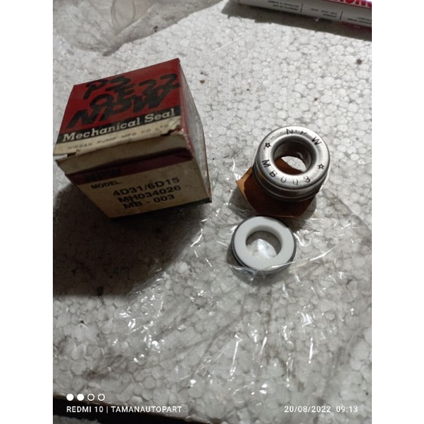 MECHANICAL SEAL WATER PUMP COLT DIESEL PS/ VIAR MOTOR RODA 3 NPW MH034026