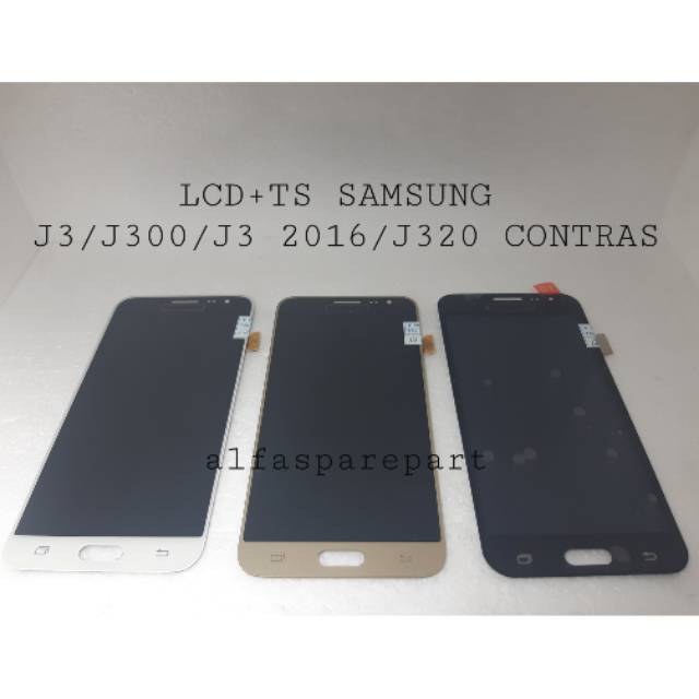 LCD + TS FULLSET SAMSUNG J3 / J300 / J320 / J3 2016 CONTRAS