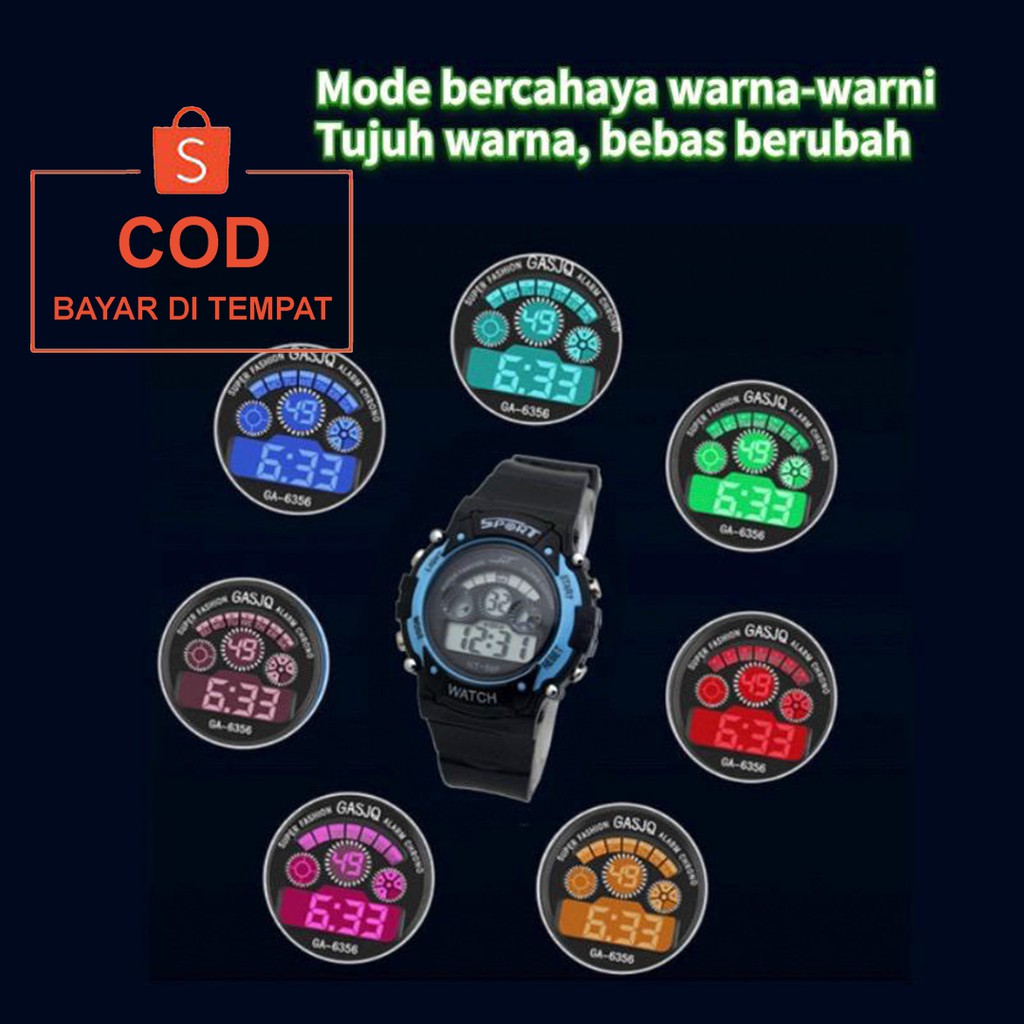 ✅COD Jam Tangan Digital Sport Watch Fashion Pria Cowok Anti Air Murah Couple Original