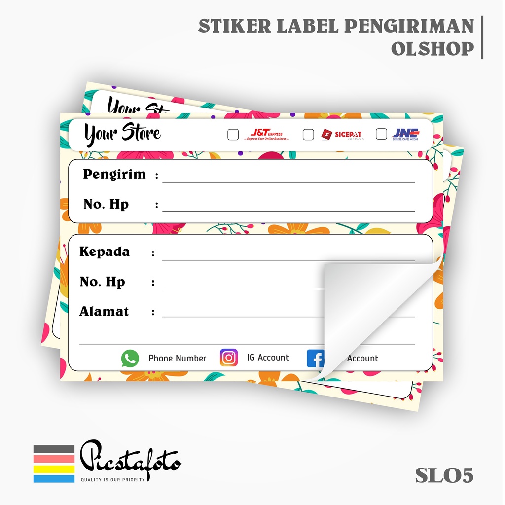 

Stiker Label Pengiriman Paket Online Shop Olshop - SLO5