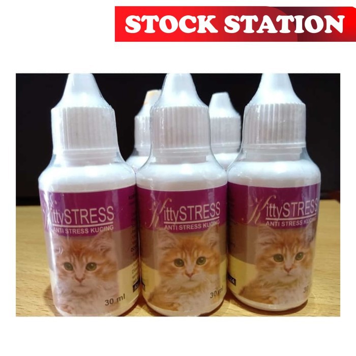 KITTY STRES Anti Stress Kucing/Obat kucing/vitamin kucing KITTY STRES