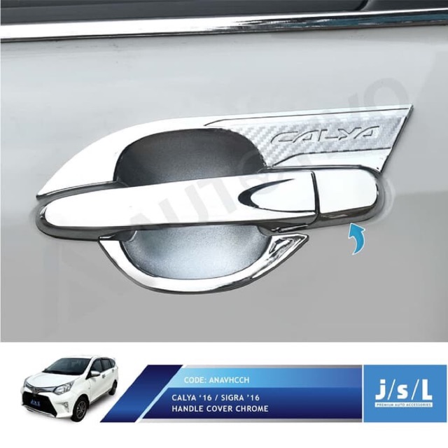 Toyota Calya Handle Cover Chrome Pegangan pintu JSL