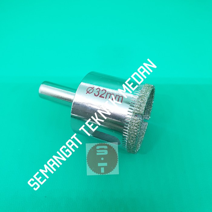 32mm MATA BOR INTAN KACA BATU KERAMIK DIAMOND CORE HOLESAW 32mm 32 mm