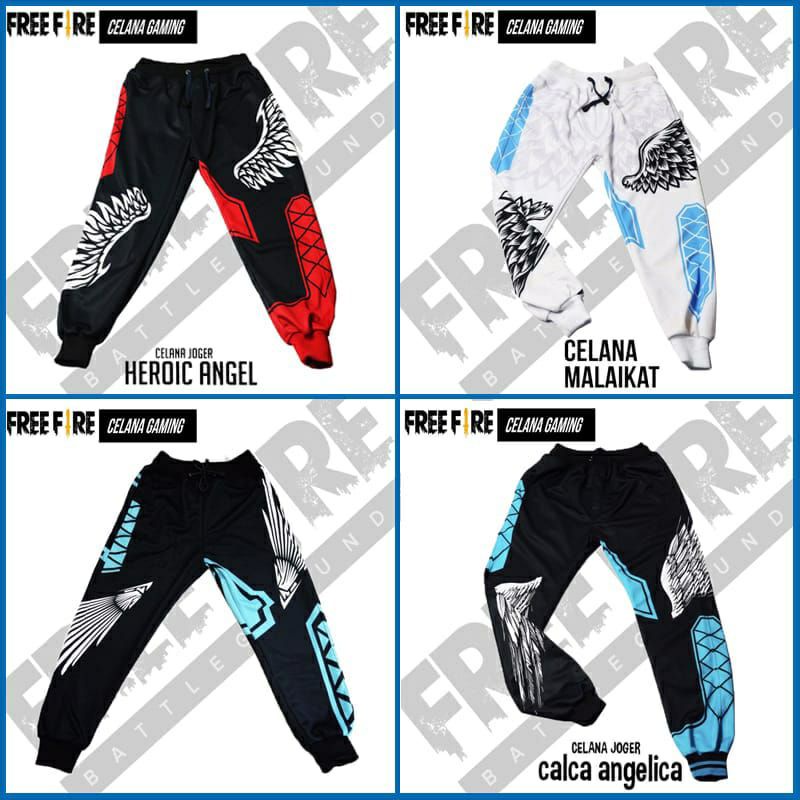 Celana Ff BNL Free Fire Gaming Pria anak dan dewasa  Calca Angelica , Heroic Angel ,bnl malaikat
