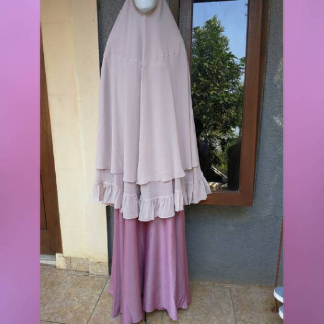 Gamis Dian Risty set butik