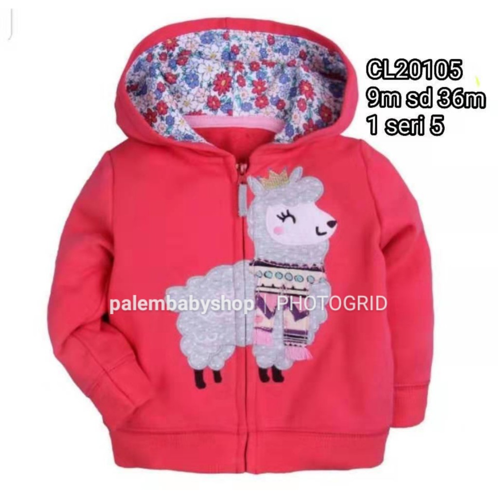 Catell Love Jaket Mantel Bayi Anak Boy&amp;Girl Usia 9M-3T