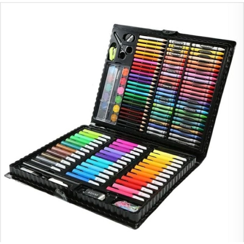 

CRAYON SET ISI 150PCS PENSIL WARNA SET SPIDOL SET