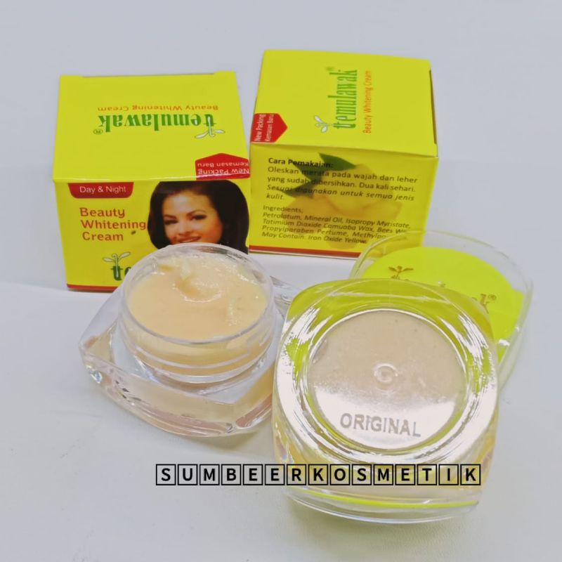 CREAM TEMULAWAK BEAUTY POT EMBOS ORIGINAL ecer