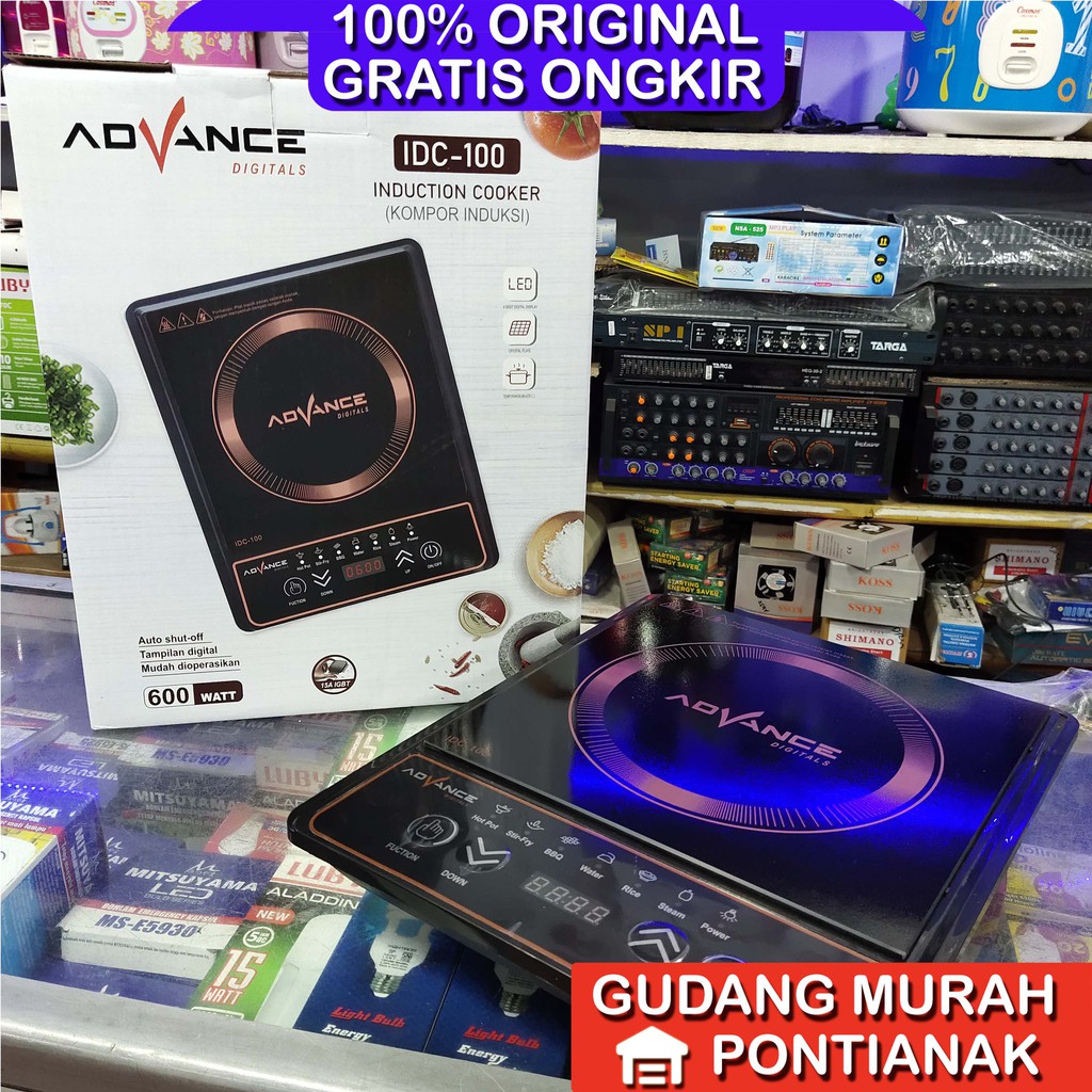 Kompor Listrik Induksi Advance IDC 100 Digitals