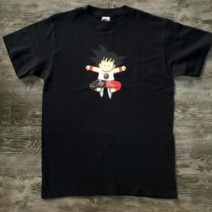 KAOS DRAGON BALL X BAPE BLACK PREMIUM IMPORT KAOS COWOK KAOS PRIA BEST PRODUK