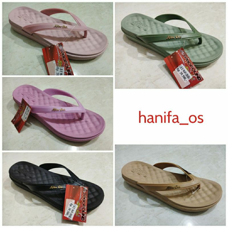 Sandal Jepit Wedges Karet Phylon NEW ERA
