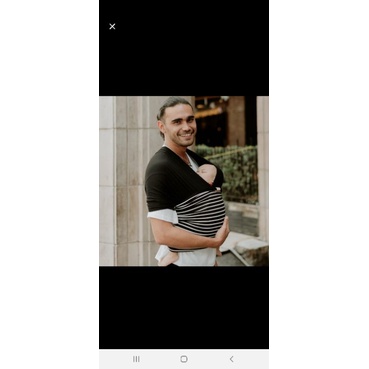 Gendongan bayi / baby wrap Mikhadou preloved