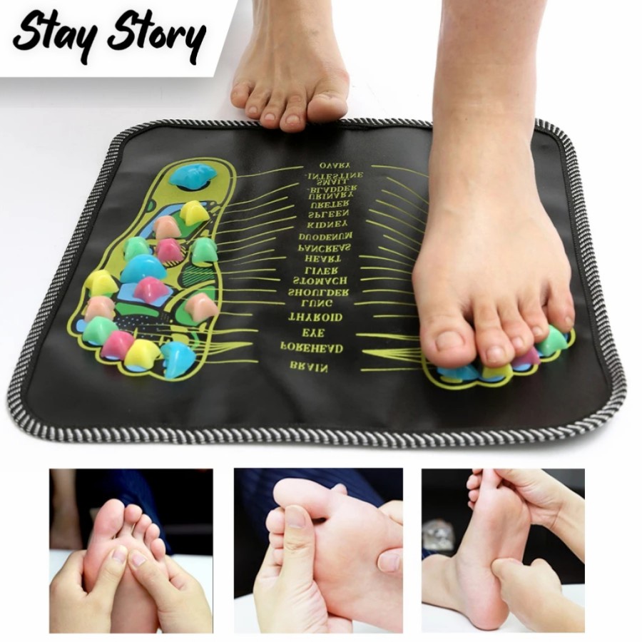 kios.phoebe -  Akupuntur Alat Terapi Pijat Kaki Refleksi Stroke Syaraf Kejepit