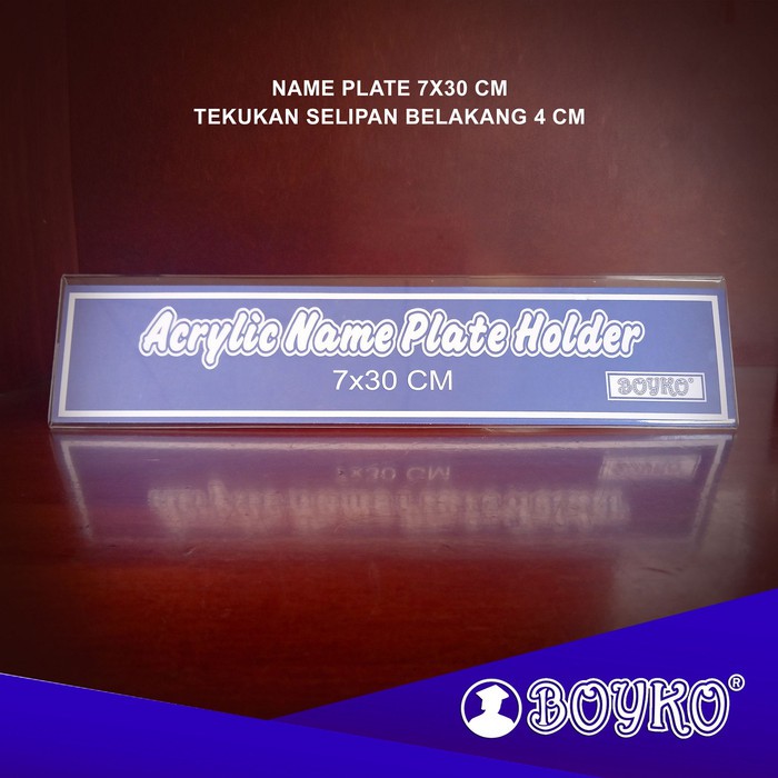 

Papan Nama / Name Plate Seminar 7 x 30 CM