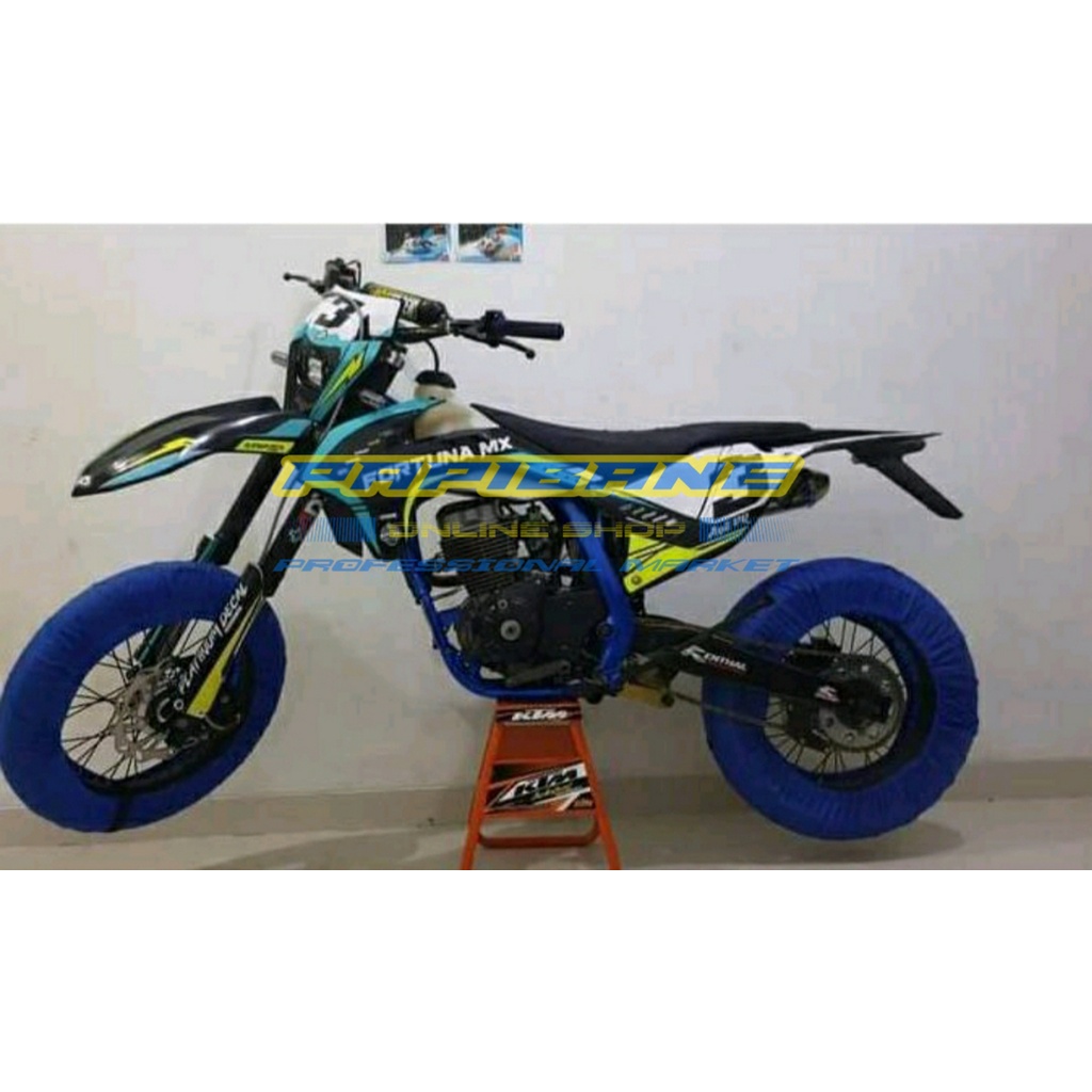 Tutup ban motor/ Sarung ban / Cover ban motor / Selimut ban motor CRF, KLX, D-TARCKER, KTM, WR 155, 