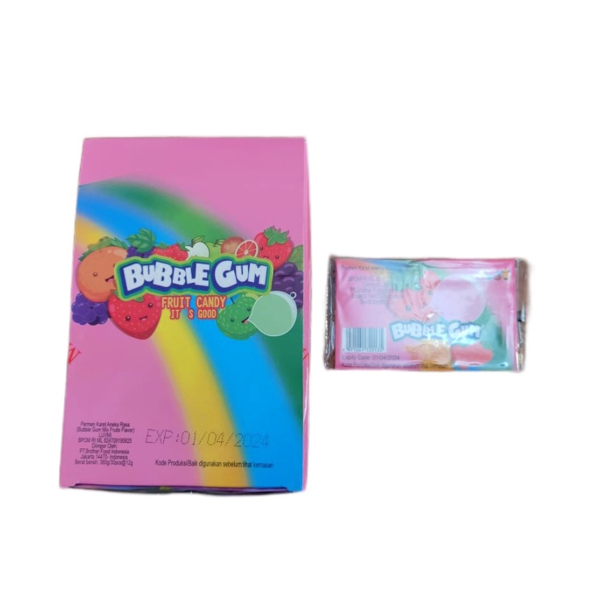 LUVMI AMPLOP BUBBLE GUM BOX ISI 30