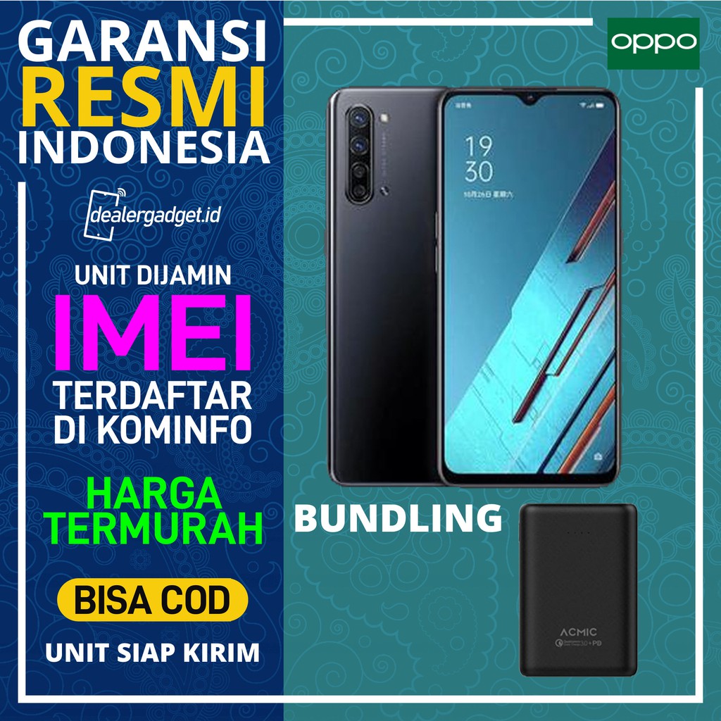 Oppo Reno 3 2020 8GB/128GB 128 GB 8 GB Garansi Resmi Oppo