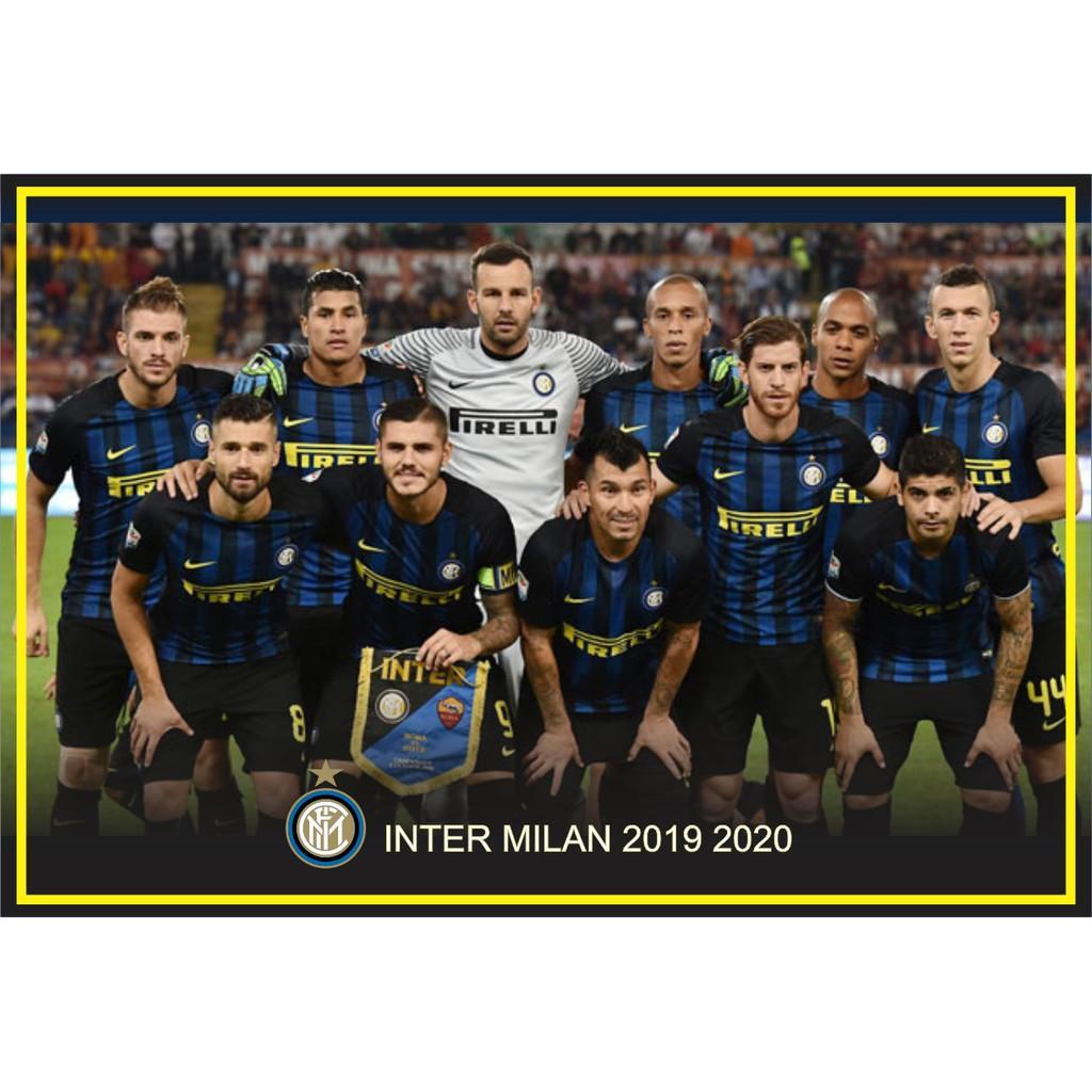 

READY!!!! BISA COD POSTER SUDAH DILAMINASI UKURAN A3+ INTERMILAN TEAM 2020 BAHAN ART PAPER 310GR TAJAM,TIDAK PECAH,AWET DIGITAL