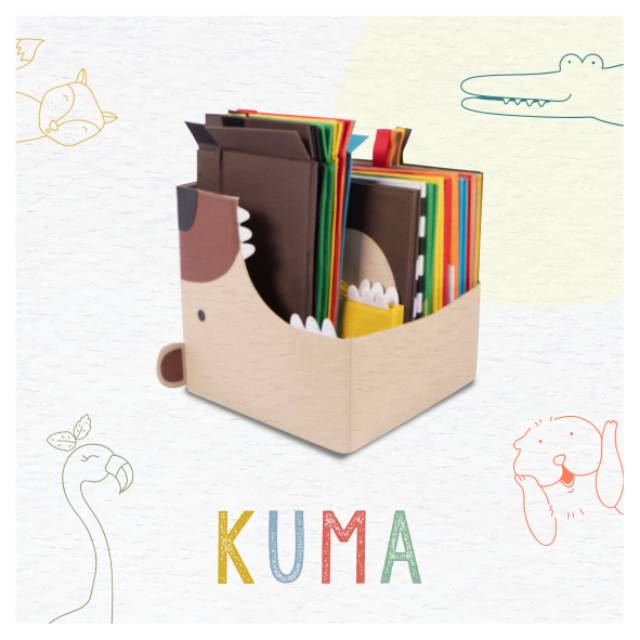 KUBO STORAGE TOY BOX-  Kotak Penyimpanan Mainan Anak - 35x35x35 cm