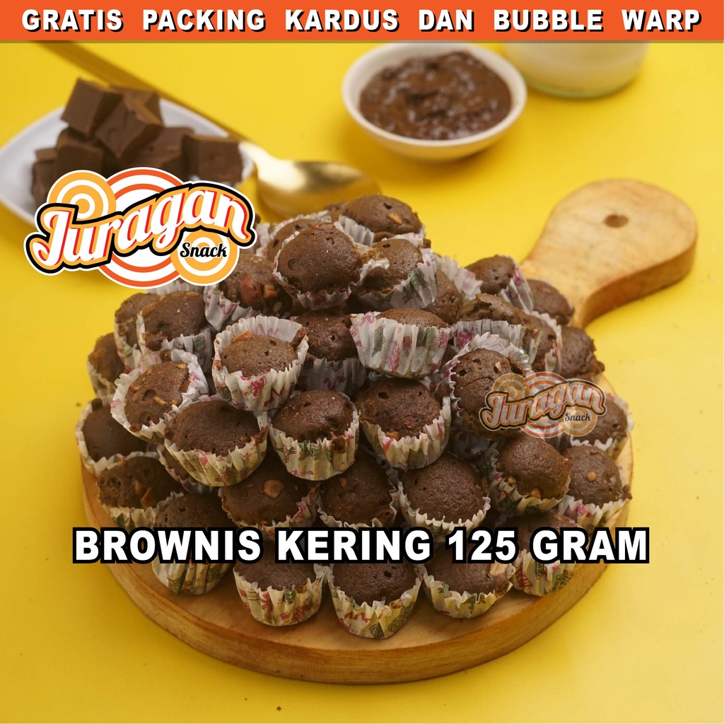 KUE BROWNIS KERING 125 gram snack kiloan makanan ringan jajanan cemilan camilan manis murah