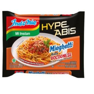 

₭ Indomie Mie Instan HypeAbis Spaghetti Mieghetti Bolognese 85g X 5PCS ㊮