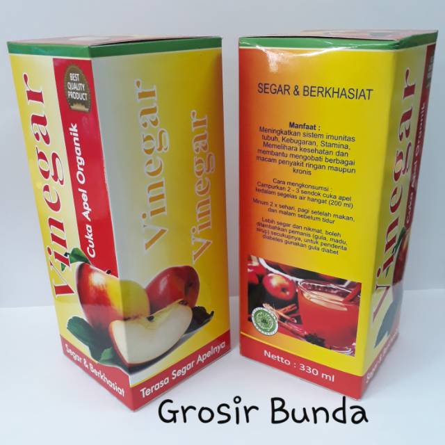 

VINEGAR Original Cuka Apel Organik