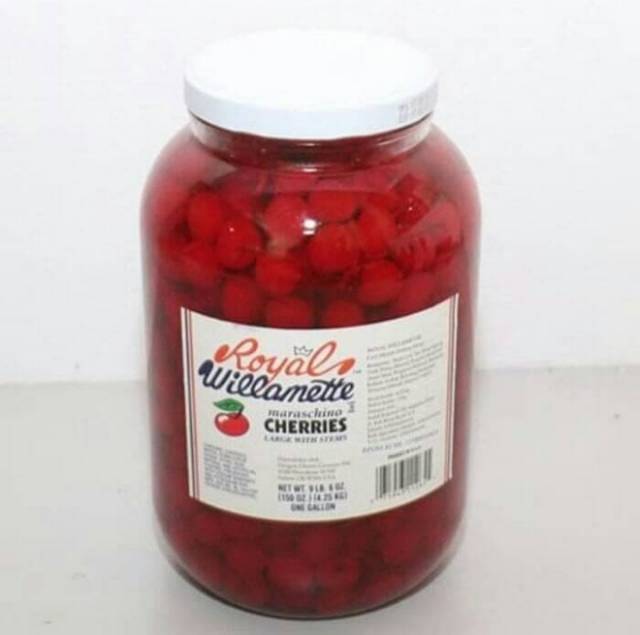 ROYAL WILLAMETTE MARASCHINO CHERRY II CERI TANGKAI MERAH 200 GR Repack