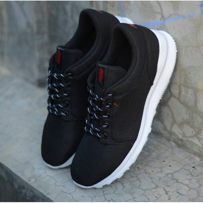 Piero Rush Full Mesh Black White