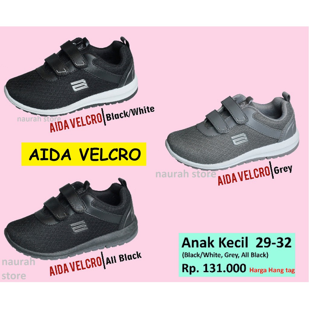 ANDO CHERYL &amp; AIDA VELCRO ORIGINAL SNEAKERS KUALITAS IMPORT Altrenativ Linsey Willow Plano Rebecca