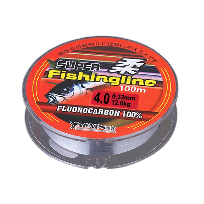 Senar Tali Pancing Super Fishingline Line 4.0 Bening 0.32 mm