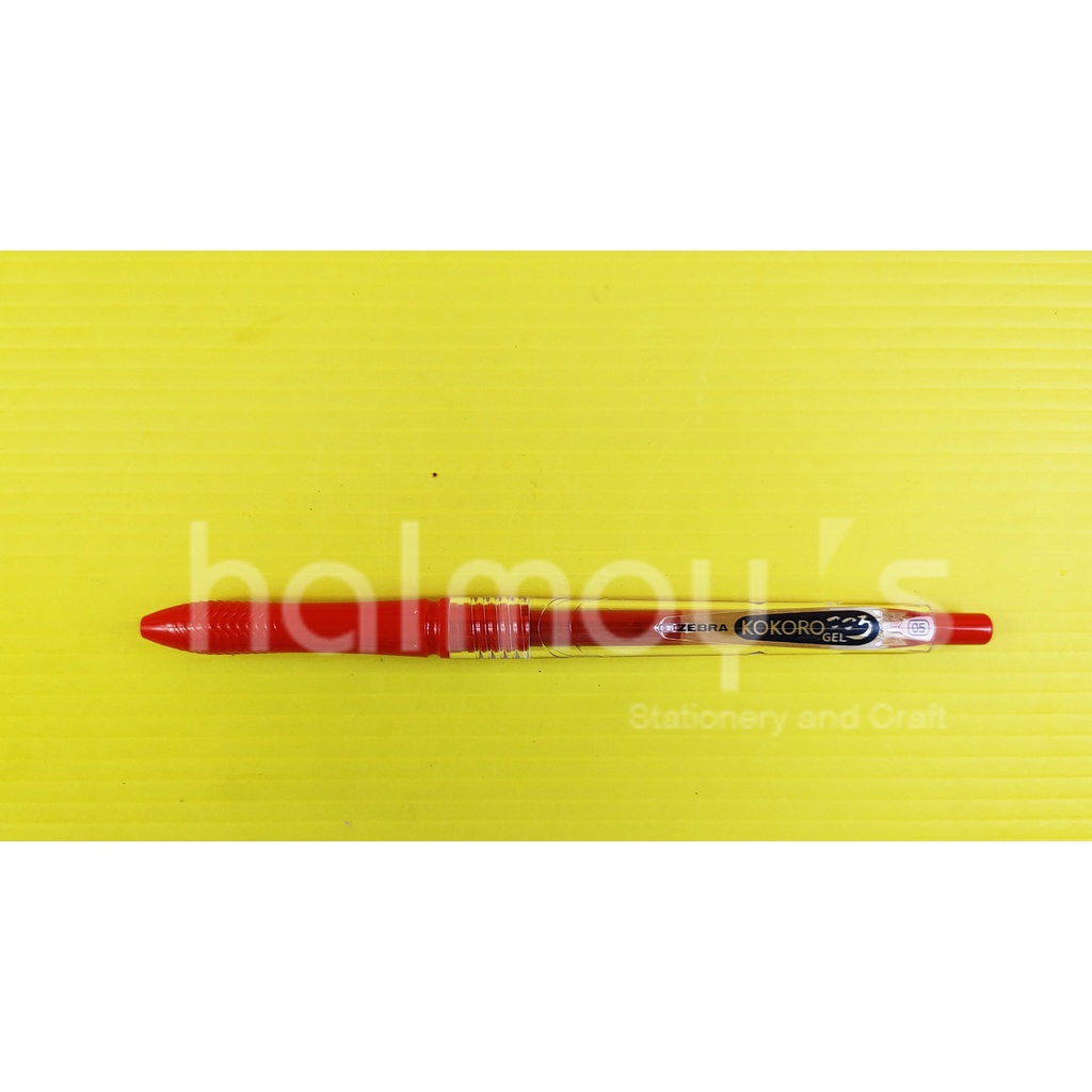 

PULPEN GEL / CAIR ZEBRA KOKORO 0.5 WARNA RED