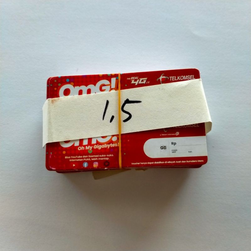 Voucher Non Fisik Telkomsel 1.5gb Sumbagut-Aceh zona 2