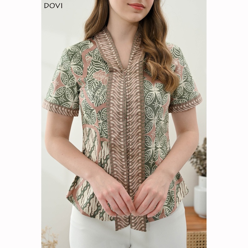 DORI TOP - Atasan Batik Wanita Blouse Wanita/ DOVI