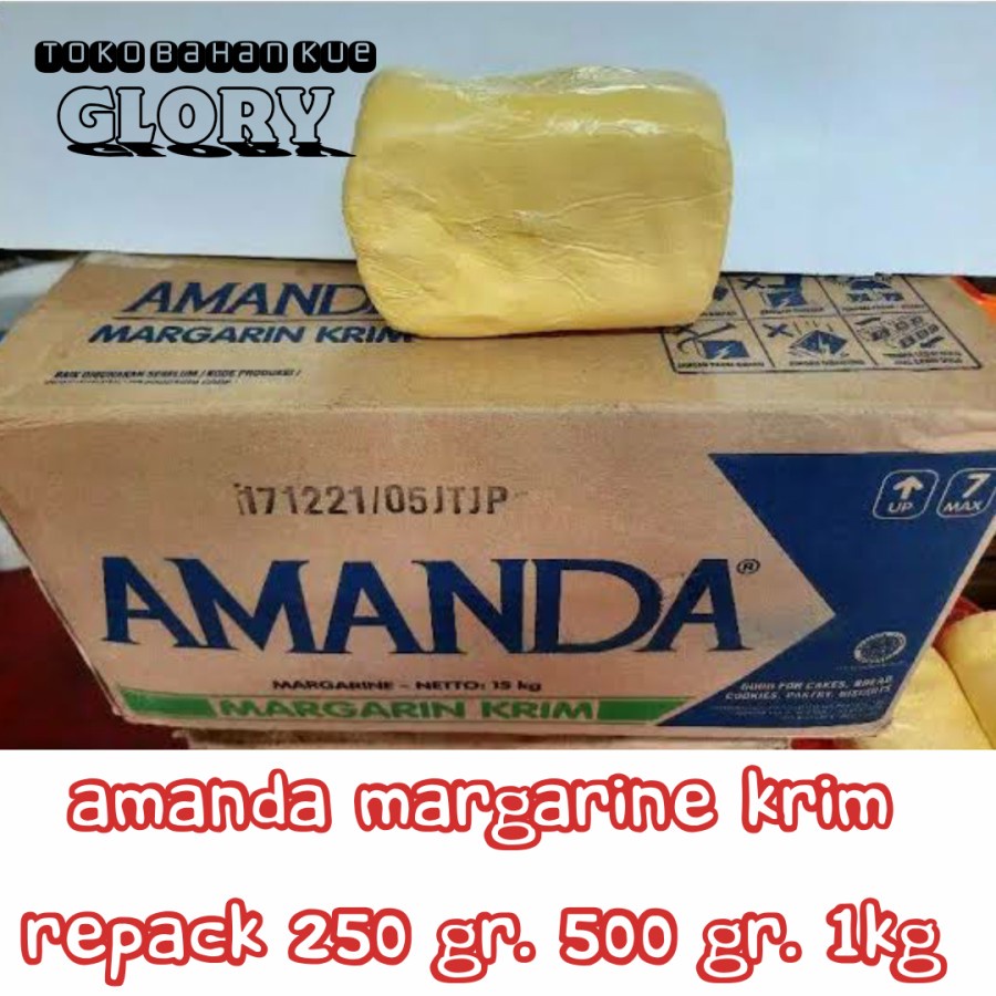 

amanda margarine krim repack 250 gr/mentega amanda repack 250 gr