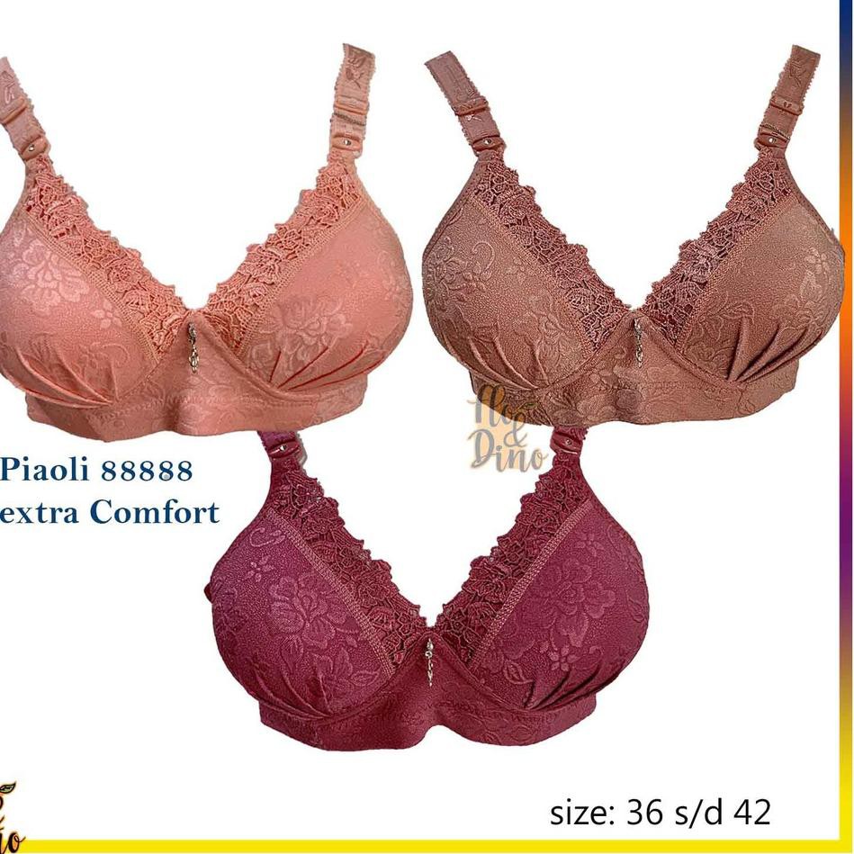 Bra wanita tanpa kawat | BH Piaoli extra comfort  .
