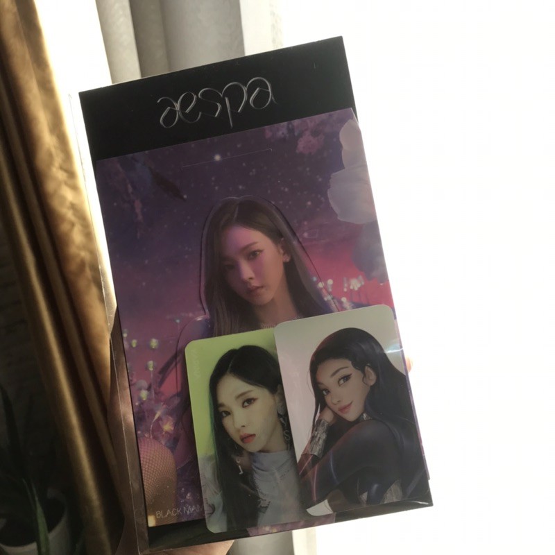 AESPA KARINA LENTICULAR PHOTOCARD SET OFFICIAL