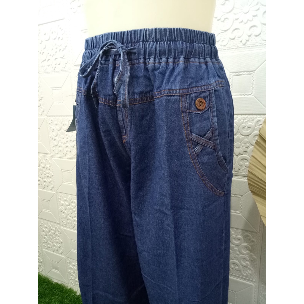 Celana Kulot Jeans Wanita NHM Bagus Adem Anti Begah