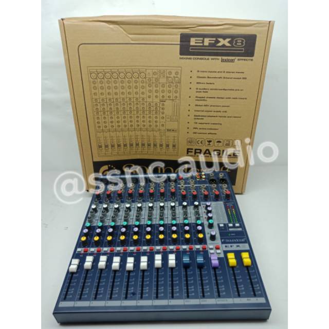 Mixer Soundcraft EFX8 efx 8 8channel
