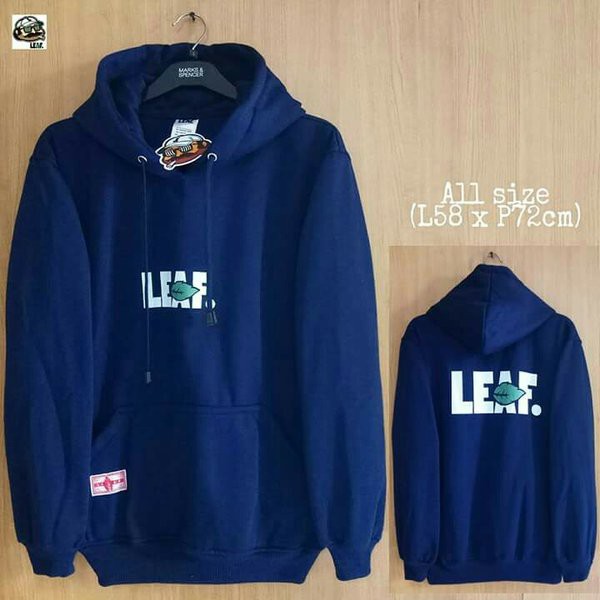 Barang Berkualitas jaket sweater hoodie leaf Murah