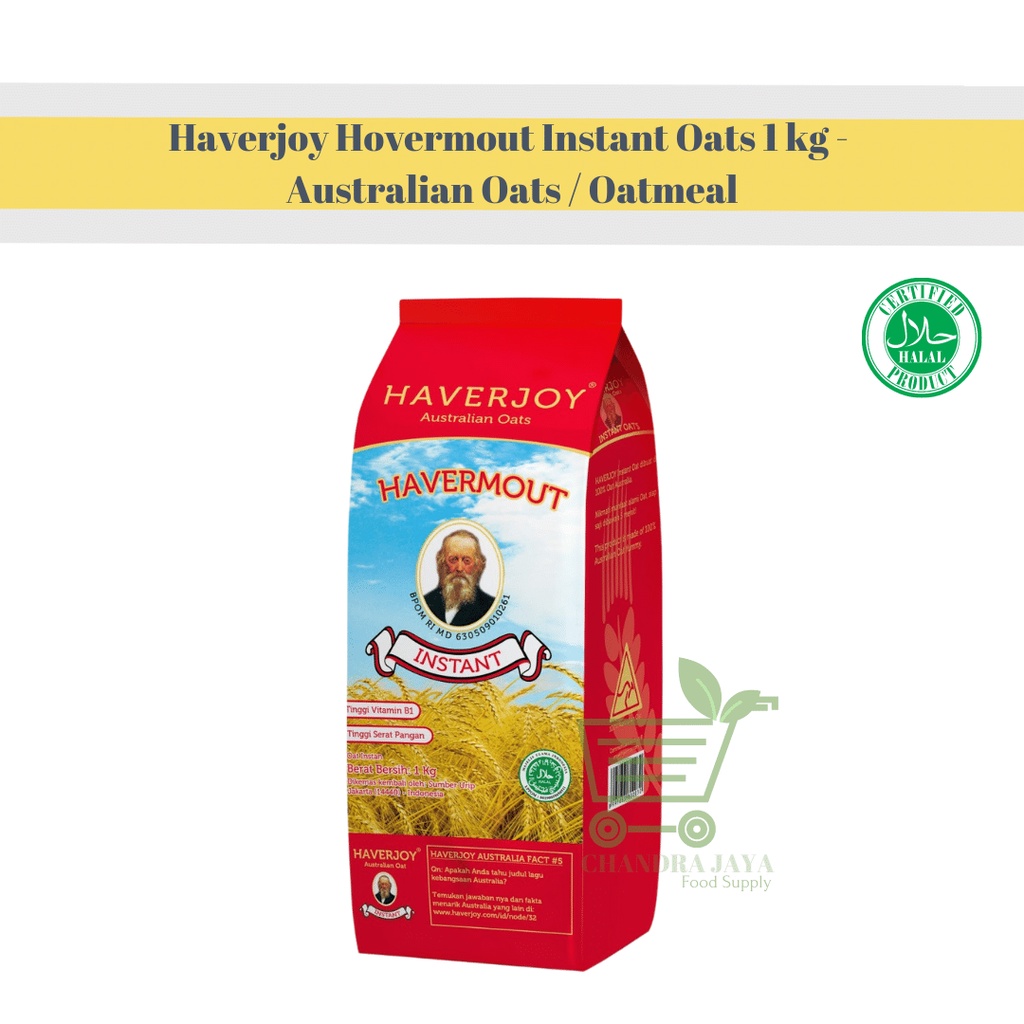 

Haverjoy Hovermout Instant Oats 1 kg - Australian Oats / Oatmeal