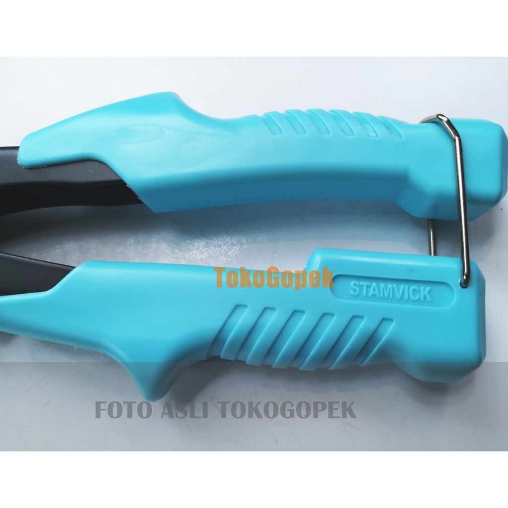STAMVICK HAND RIVETER - TANG RIVET 2.4mm-4.8mm TANG RIPET BONUS PAKU