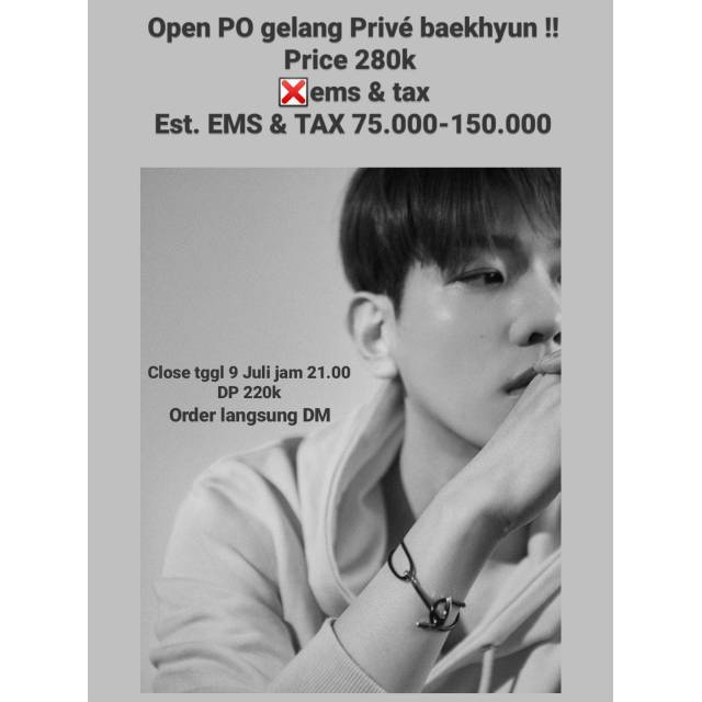 PELUNASAN Prive Baekhyun - Bracelet Hope