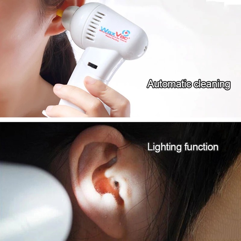 Pembersih Kotoran Telinga Cleaner Electric Silicone Ear Wax Vacuum