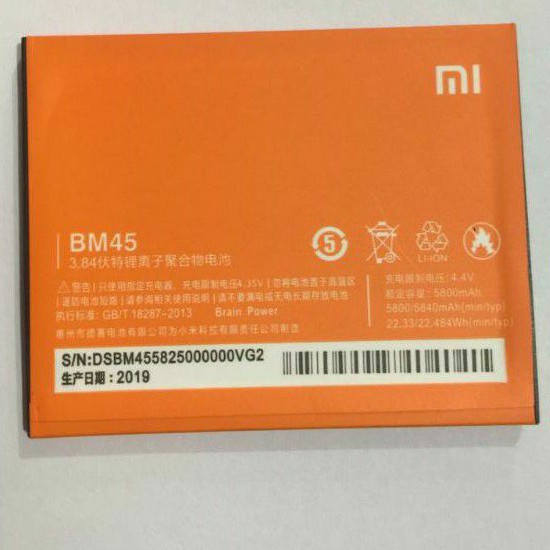 batre xiaomi BM45 ori