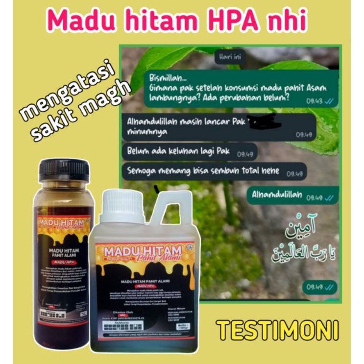 

Madu Hitam Pahit Asli 500gram