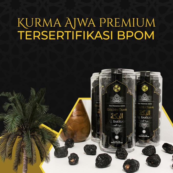 

Gratis Madu Kurma Ajwa Premium 450Gram Al Bakkah ( 3 Pcs) Ada Bpom Vivimarketht27
