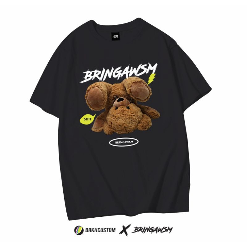 KAOS BRINGAWSM BEARBACK | KAOS DISTRO | KAOS BAMDUNG | KAOS STREETWEAR | pria dan wanita