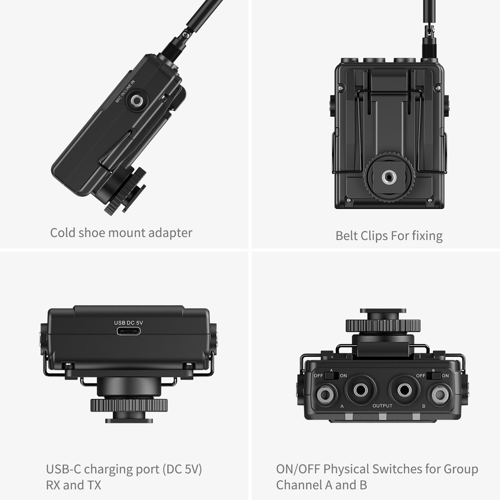 Saramonic UwMic9s Kit 2 Wireless Microphone System TX+TX+RX Saramonic UwMic9s