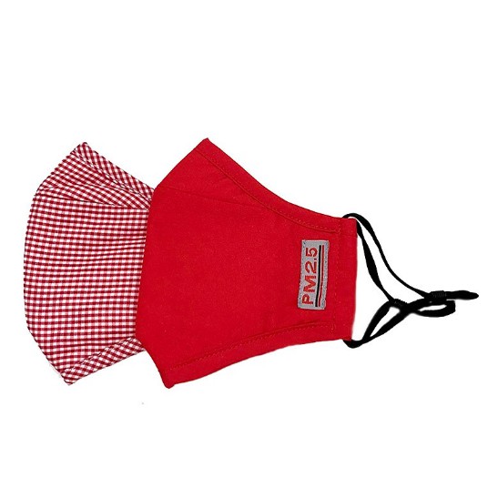 

La Floret 2 pcs MCX-03 Masker kain Pria/Wanita Anti-bacteri/Virus PM2.5 Respirator Mask