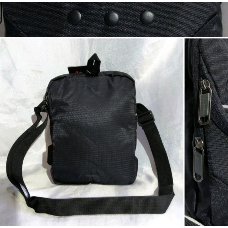 Tas Selempang Westpak hitam 9898 Original